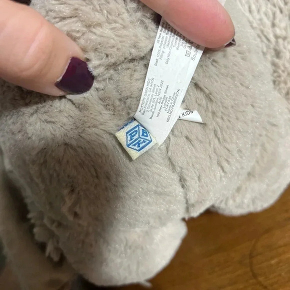 Pottery Barn Kids PBK Plush Tan and Pink Bunny Rabbit and Blanket Set - Picture 7 of 16